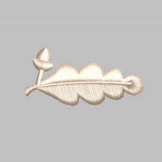 Eichenlaub 3 wellig mit Eichel